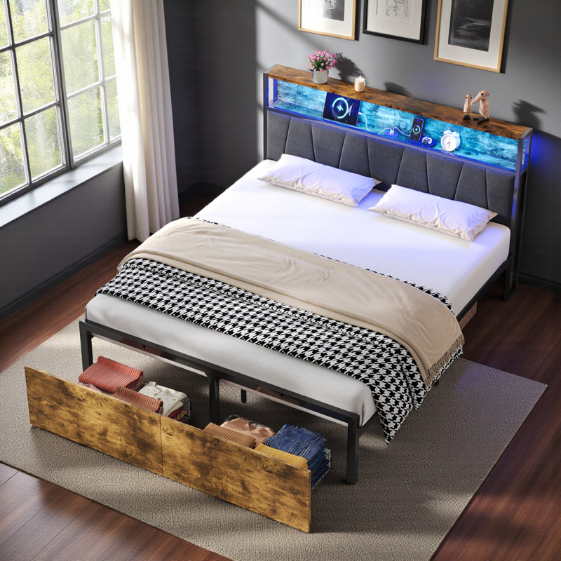 Upholstered Storage Bed