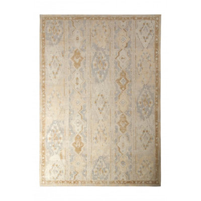Distressed Homage Handmade Kilim Wool Geometric Area Rug