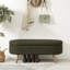 Banc ottoman de rangement ovale de luxe en tissu bouclé avec pattes en bois, capacité de charge de 159 kg et charnière de sécurité, pour salon, chambre ou entrée.-338657385