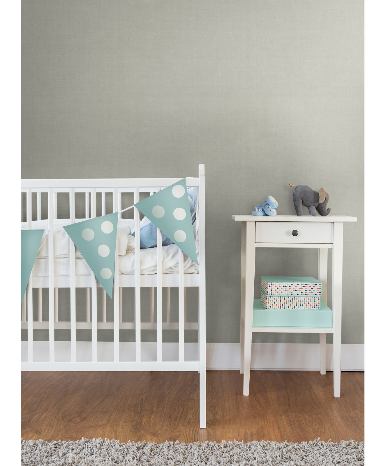 Wallpaper Double Roll, Alg Grey