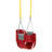 Red Bucket Swing with Chains