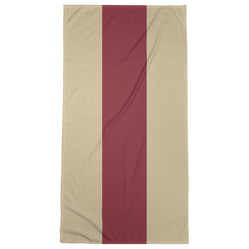 Lightweight Beach Towel, Desert Sand/Brick Red/Desert Sand, Microfiber