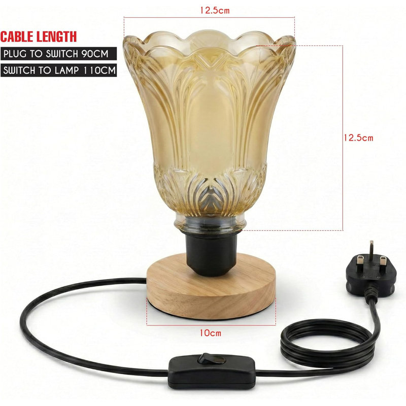 Wood Table Lamp