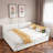 Upholstered Daybed With Usb And 2 Drawers-1977817887