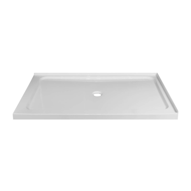 Base de douche à double seuil l 60 po x P 36 po, À droite