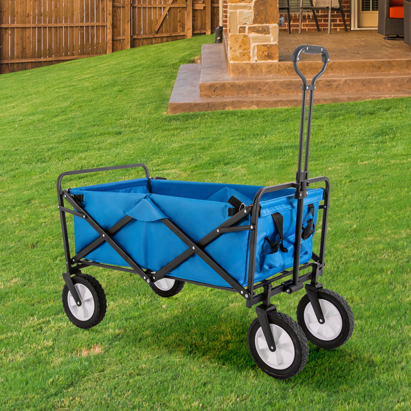 Guthbrand 100.5cm H x 90cm W x 44cm D 100kg Hand Truck Trolley, Blue