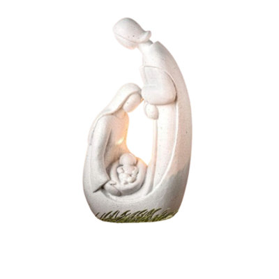 Christmas Nativity Candle Holder Figurine Centerpiece