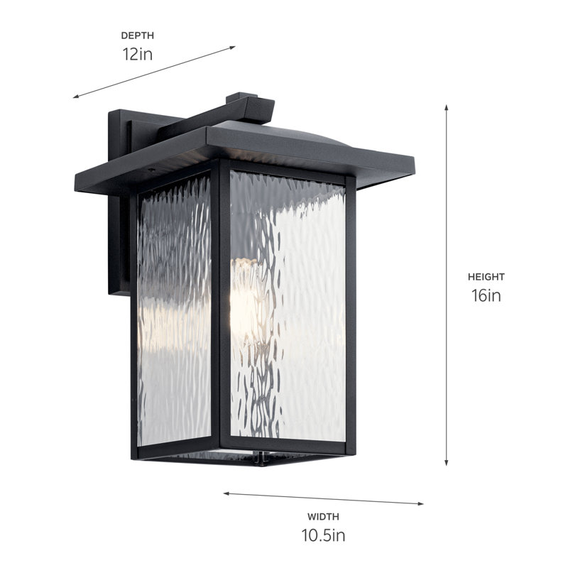 Heitman Wall Light, 16" H x 10.5" W x 12" D