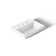 Tresham® Ceramic Rectangular Drop-In Bathroom Sink with Overflow