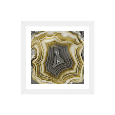 «Agate in Gold Grey» par Danielle Carson - reproduction d'art