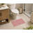 Checkered Absorbent Non-Skid Rectangular Toilet Mat