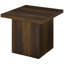 Table de bout carrée en bois d'ingénierie (table basse incluse)-763758921-763758926
