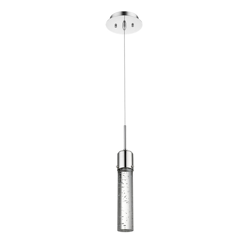 Luminaire suspendu cylindrique à 1 lumière DEL Alzuphar