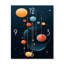 Retro Bliss - Circulaire géométrique abstraite - horloge murale moderne-99633111