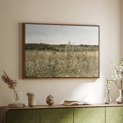 Paysage rétro - DCLXVII, toile tendue avec châssis encadré