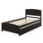 Twin Platform Bed With Sliding Trundle-842299392