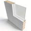 Modern Frosted Glass Interior Doors, 24 x 80 Wood Shaker Slab for Home-137315966