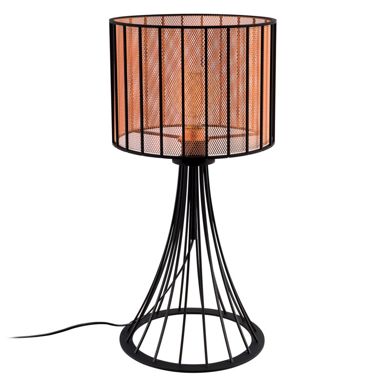 Lampe de table noire 24,02 po Charlize