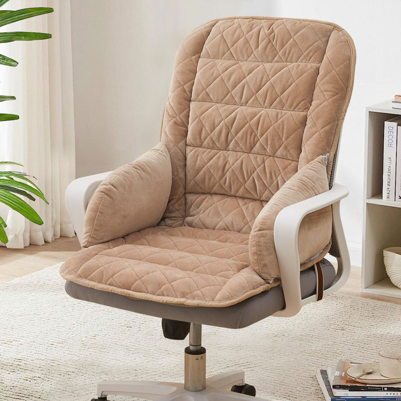 Housse de chaise de bureau intégrée, Tanné