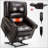 Power Lift Recliner Chair Heat Massage Dual Motor Infinite Position Up to 350 LBS, Genuine Leather-667835842