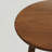 16.5" Dual-Tier Solid Wood Round Side Table with Angled Tripod Legs | Mid-Century Modern Two-Tier Accent End Table for Living Room & Bedroom |-391103269