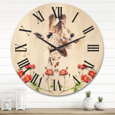 Solid Wood Wall Clock