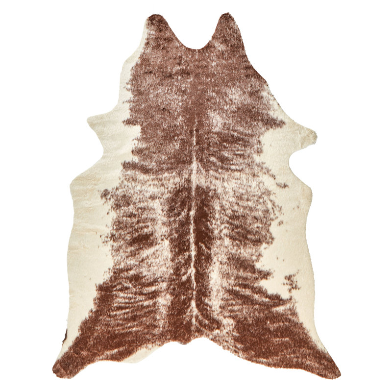 Demetria Animal Print Faux Fur Area Rug, Novelty 130 x 170cm