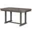 Ensemble de table de salle à manger 6 pièces en bois d'hévéa avec placage en bois massif et coussin moelleux-275098584