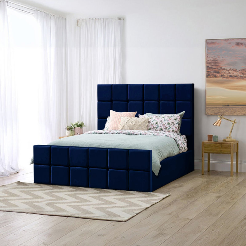 Tolya Storage Bed, Double (4'6), Marine