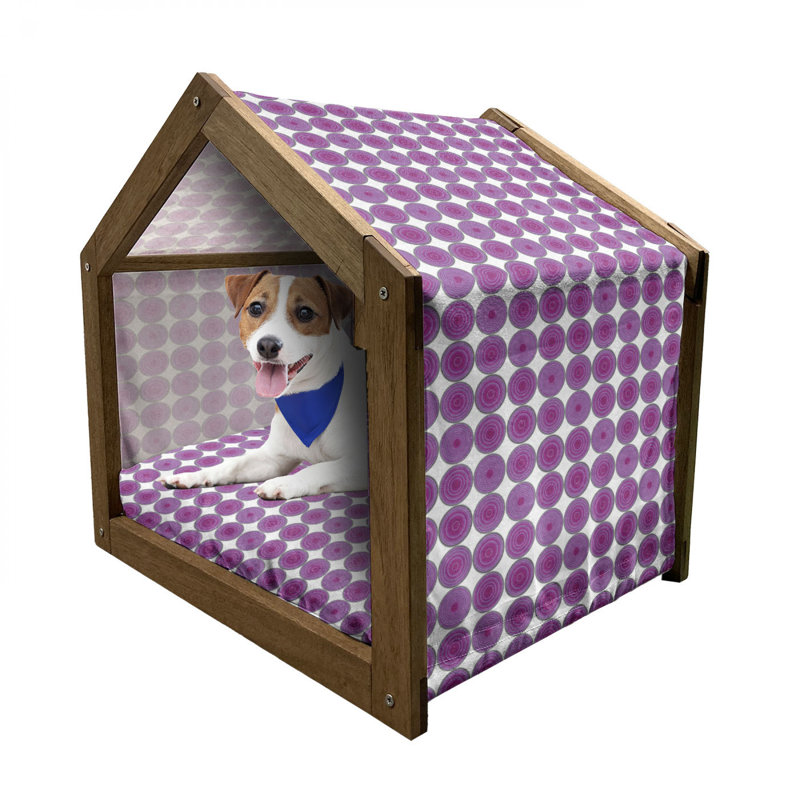 Niche pour chien en bois, H 25,59 po x l 29,53 po x P 21,65 po
