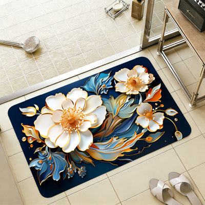 Thin Non Slip Bath Mats Machine Washable