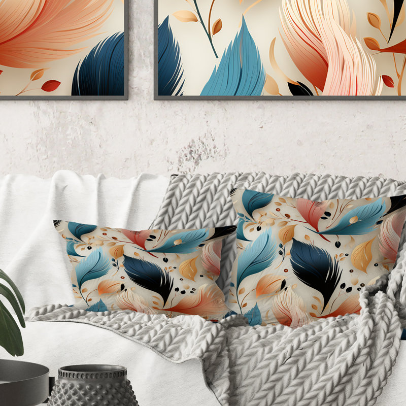 Abstract Throw Pillow