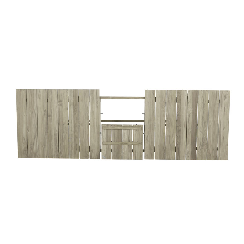 Coast Outdoor Dining Table, Oyster Teak