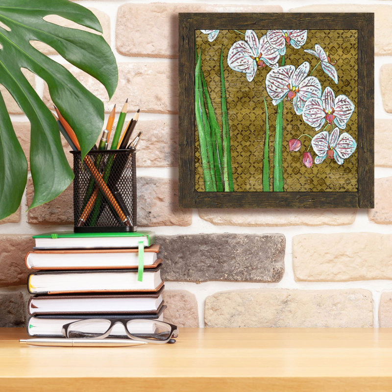 «Epotic Graffiti» «Exotic Garden 2» par Chariklia Zarris, art mural sur toile, 12 po x 12 po