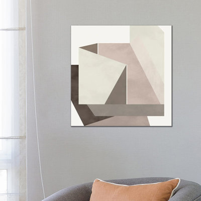 Geometric Construction II by Angel Estevez - Wrapped Canvas Print