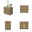 66cm W Manufactured Wood Bedside Table