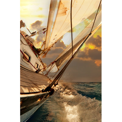Voilier - photographie sur toile tendue