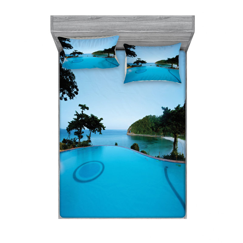 Microfiber Sheet Set, Full Sheet Set with Fitted Sheet