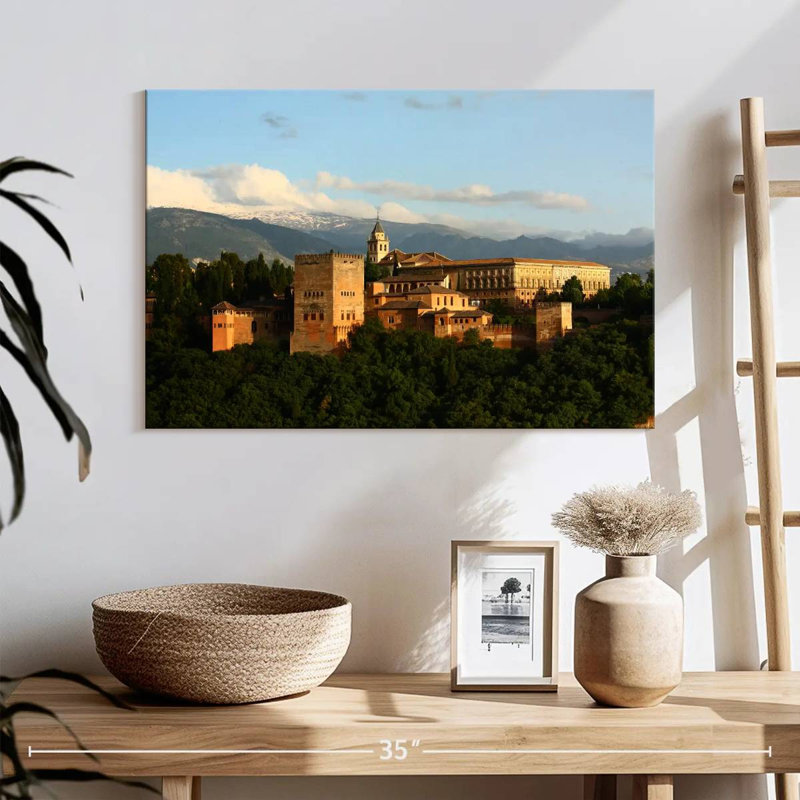 Palais de Nicci Alhambra en Espagne, H 16 po x l 24 po