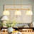 3-Light Dimmable Linear Kitchen Island Pendant Light