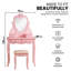 Brenda Dressing Table with Mirror-678542554