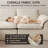 112" Boneless Sectional  Cloud Couch 4 Seat L Shaped Sofa With Moveable Ottoman &Ergonomic Headrest Support Chenille Cloud Sofa For Living Room,No Assembly Required-760736261