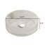 Lavabo de salle de bain transparent en cristal transparent de 14 pouces sans robinet, de style artistique, s'adapte à divers styles de comptoirs et nécessite peu d'entretien, profondeur de 4,56 po, bec de robinet, évier de 9 pi, verre, rayures,-744192502