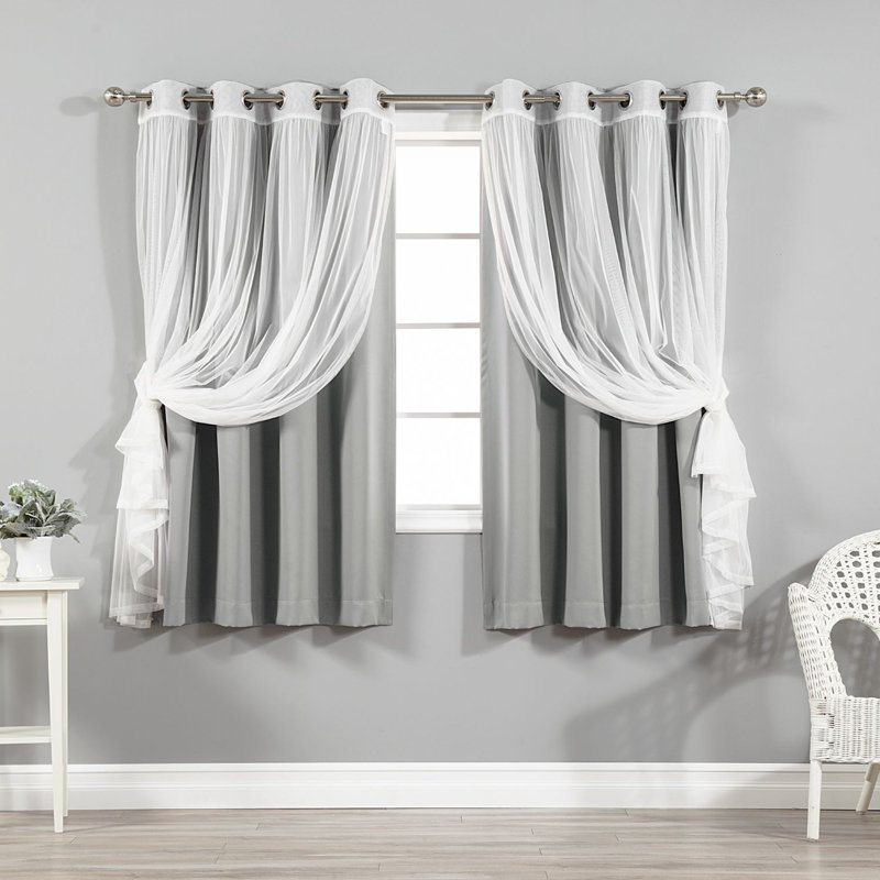 Panneau coulissant en polyester Natascha, Blé, L 52 po x L 63 po