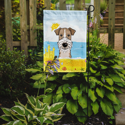 Drapeau de jardin à 2 côtés summer beach