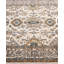 Tapis unique noué à la main Raffin - gris, 4 pi 0 po x 5 pi 9 po Raffin