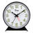 Analog Quartz Movement / Crystal Tabletop Clock with Alarm in Black