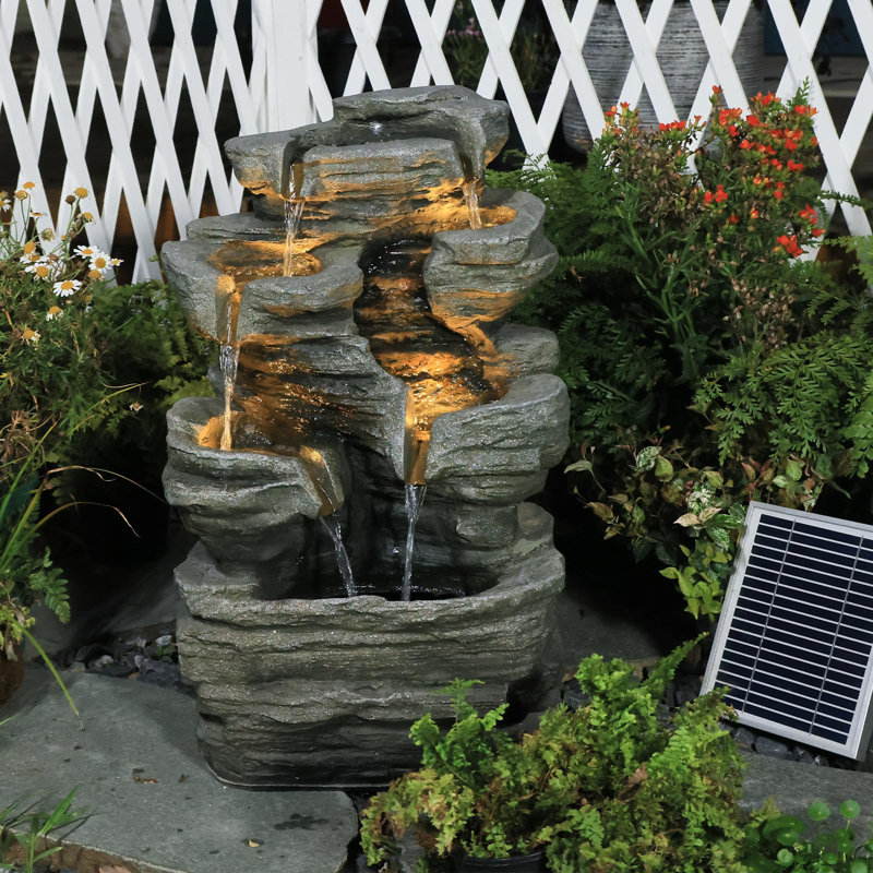 Chelonda Handcrafted Outdoor Weather Resistant Floor Fountain