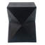 Table d'appoint en béton noir Prismatic Symmetry