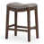 Smoke Gray Seat/ Distressed Espresso Frame